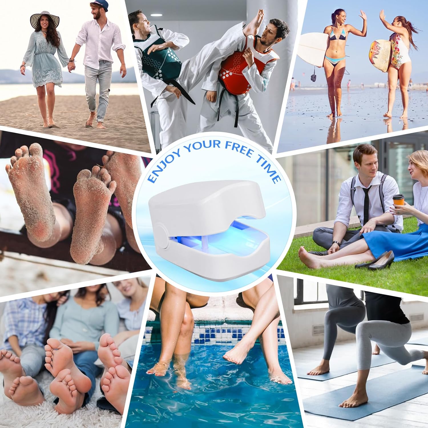 12915 Rechargeable Nail Fungus Treatment for Toenail, Toe Nail Fungal Treatment Nail Fungus Laser Device, Anti-Fungal Nail Treatment for Hand & Feet Infections Remover for Home Use 12915 Rechargeable Nail Fungus Treatment for Toenail, Toe Nail Fungal Treatment Nail Fungus Laser Device, Anti-Fungal Nail Treatment for Hand & Feet Infections Remover for Home Use